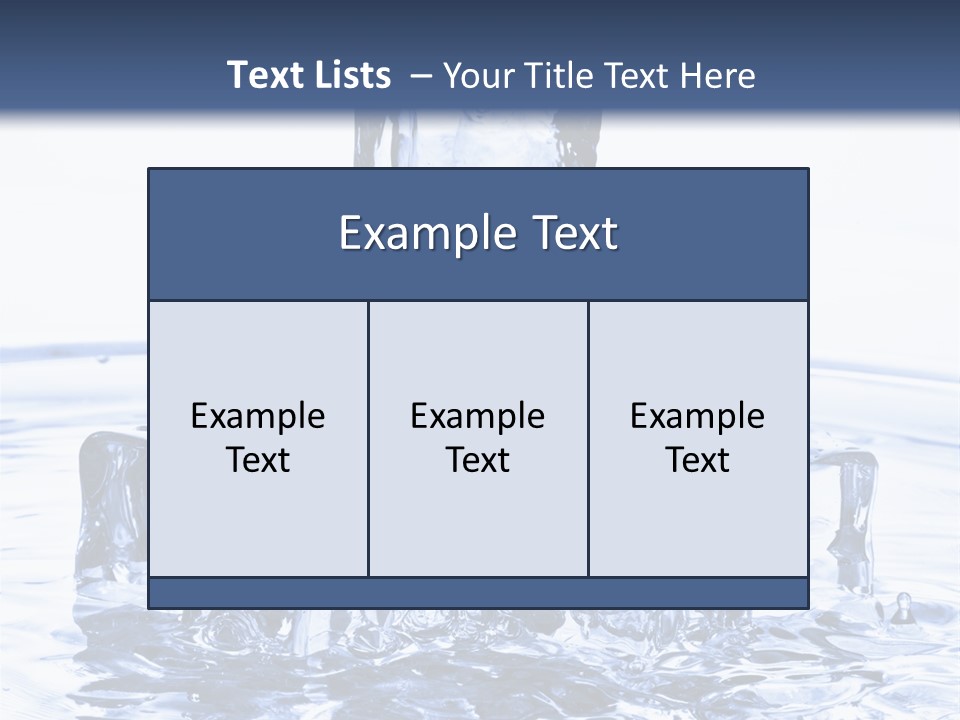 Chilled Liquid Pour PowerPoint Template