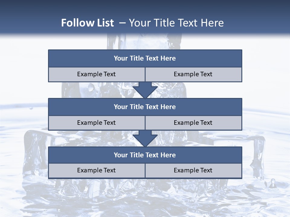 Chilled Liquid Pour PowerPoint Template