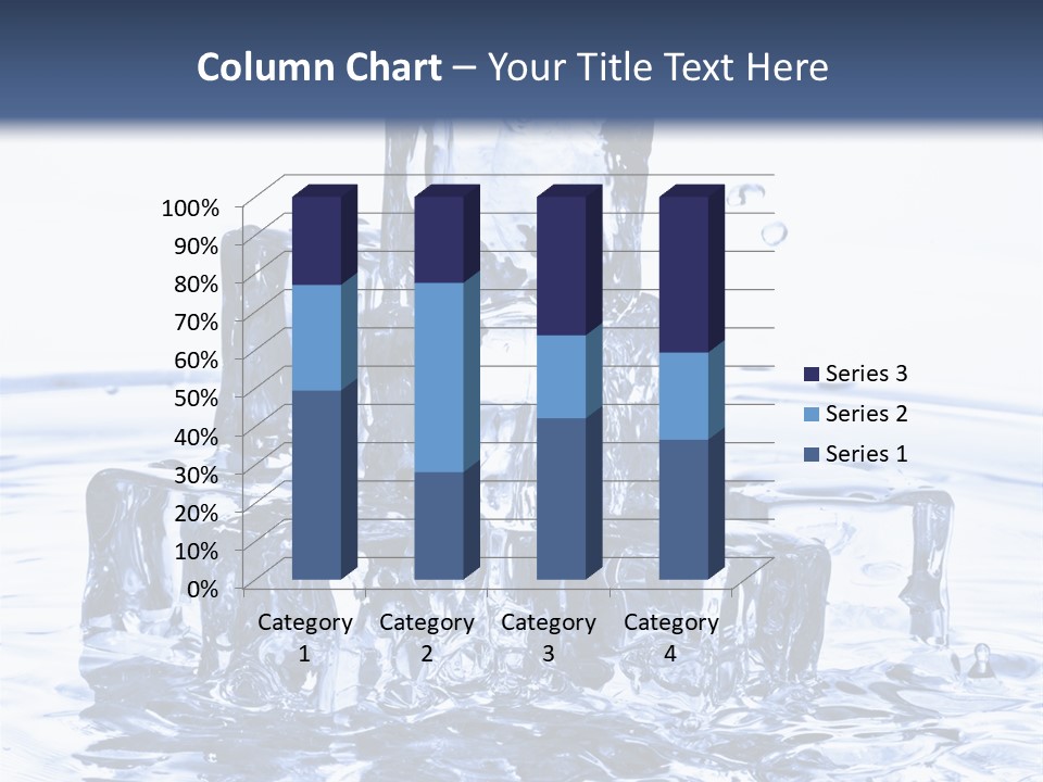 Chilled Liquid Pour PowerPoint Template