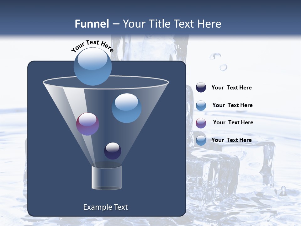 Chilled Liquid Pour PowerPoint Template