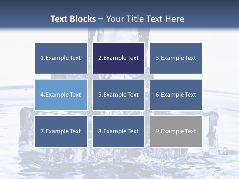 Chilled Liquid Pour PowerPoint Template