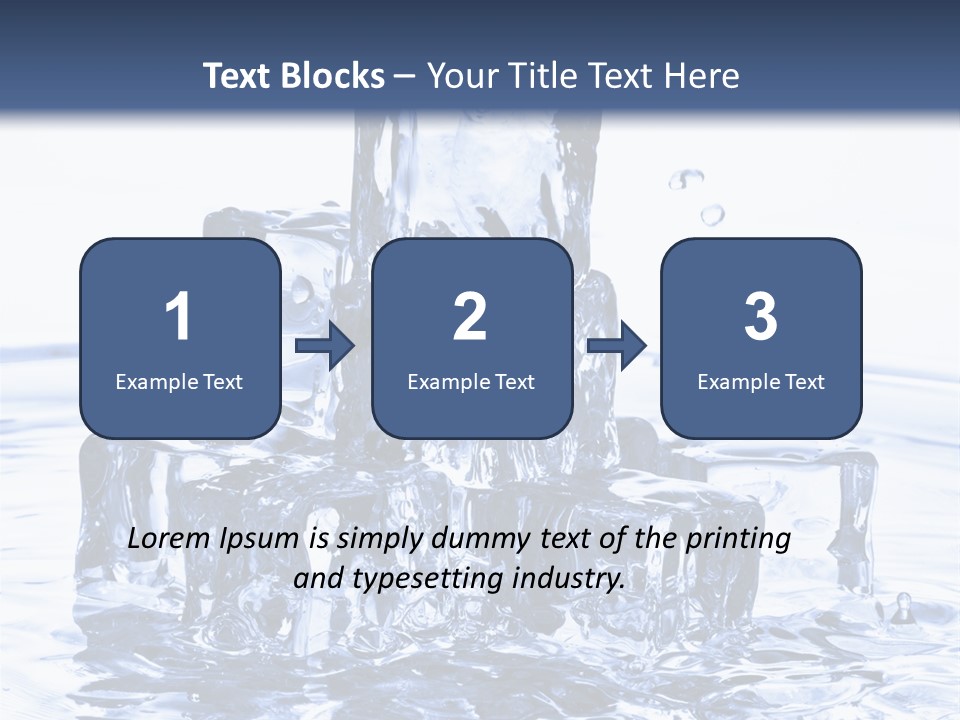 Chilled Liquid Pour PowerPoint Template