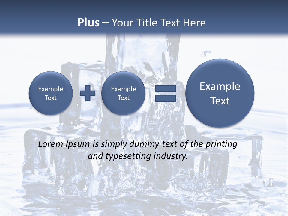 Chilled Liquid Pour PowerPoint Template