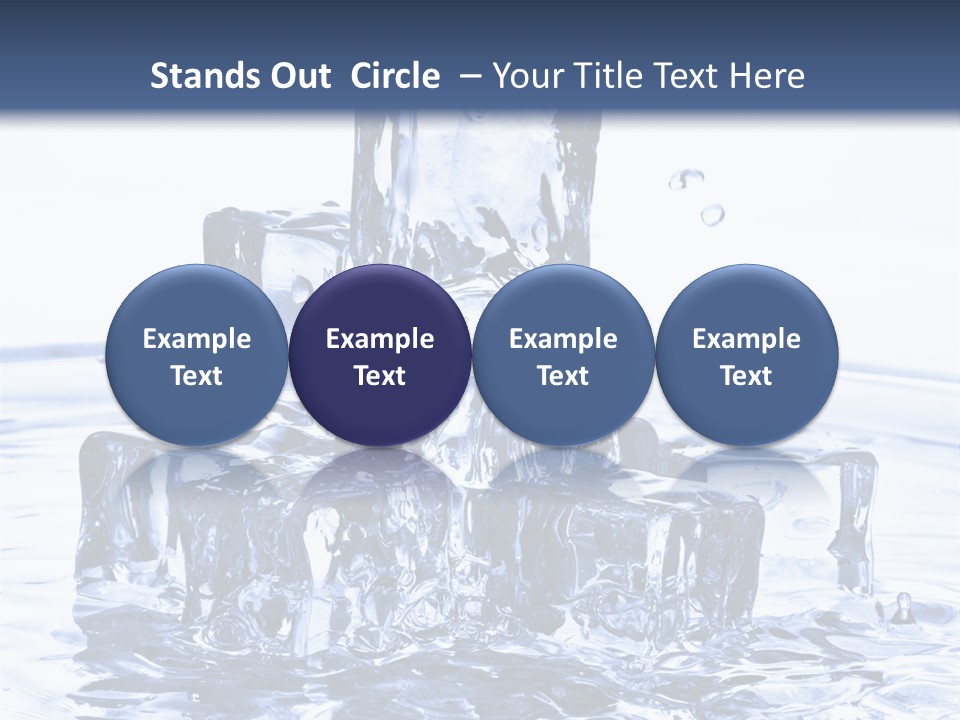 Chilled Liquid Pour PowerPoint Template