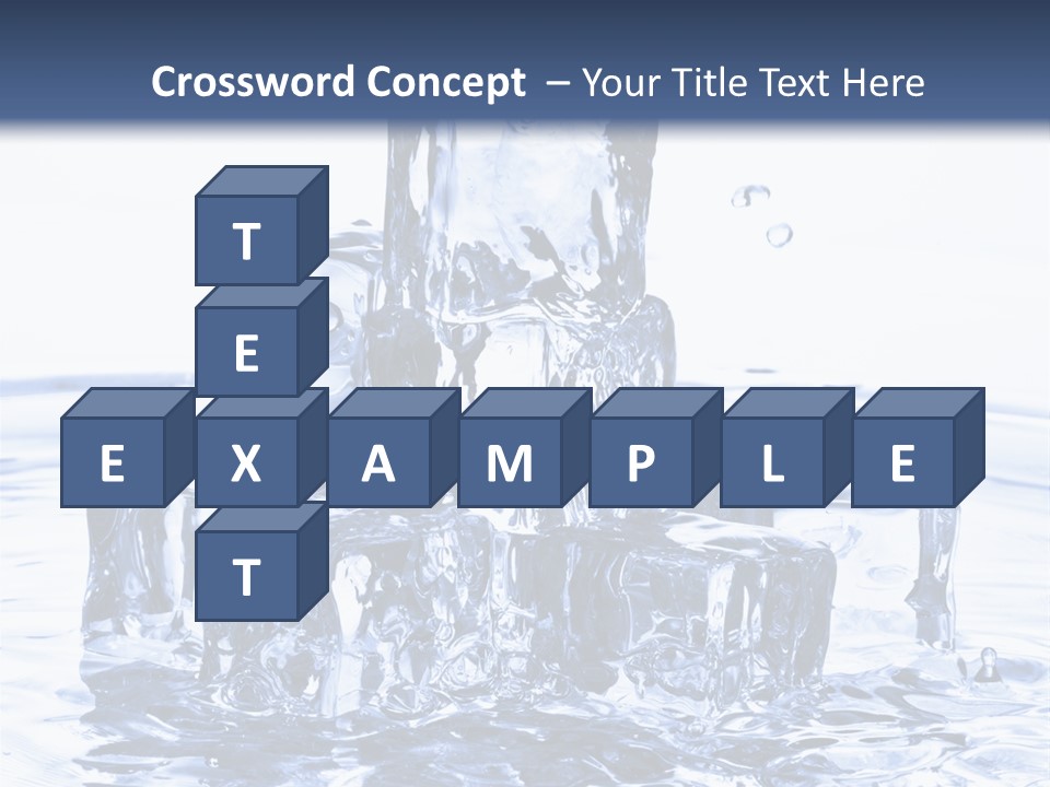 Chilled Liquid Pour PowerPoint Template