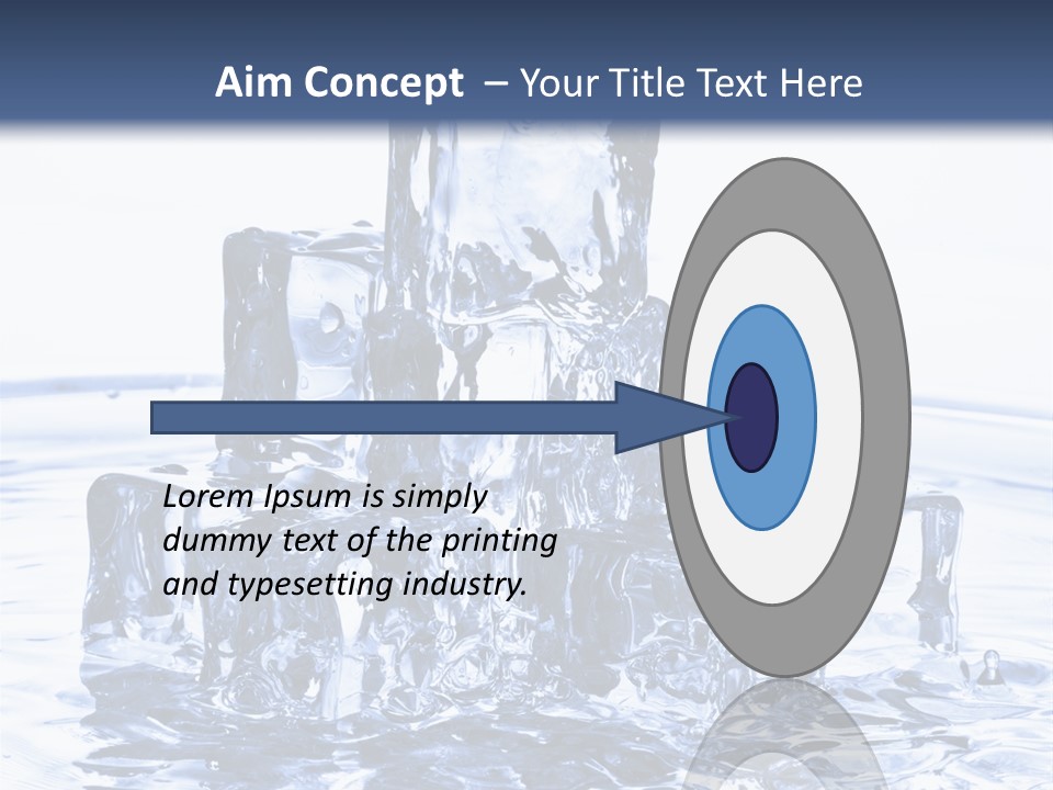 Chilled Liquid Pour PowerPoint Template