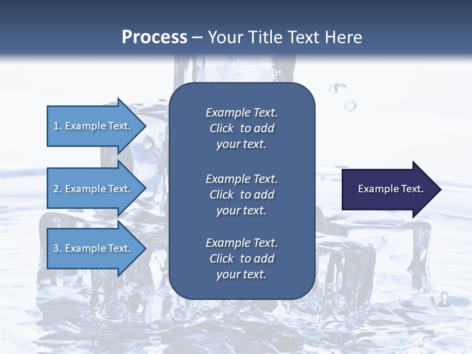 Chilled Liquid Pour PowerPoint Template