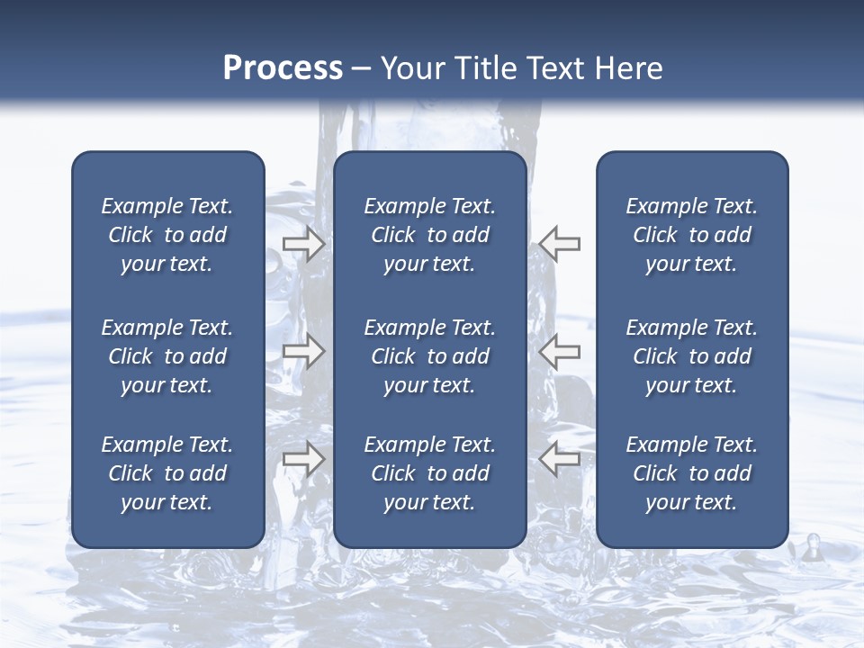 Chilled Liquid Pour PowerPoint Template