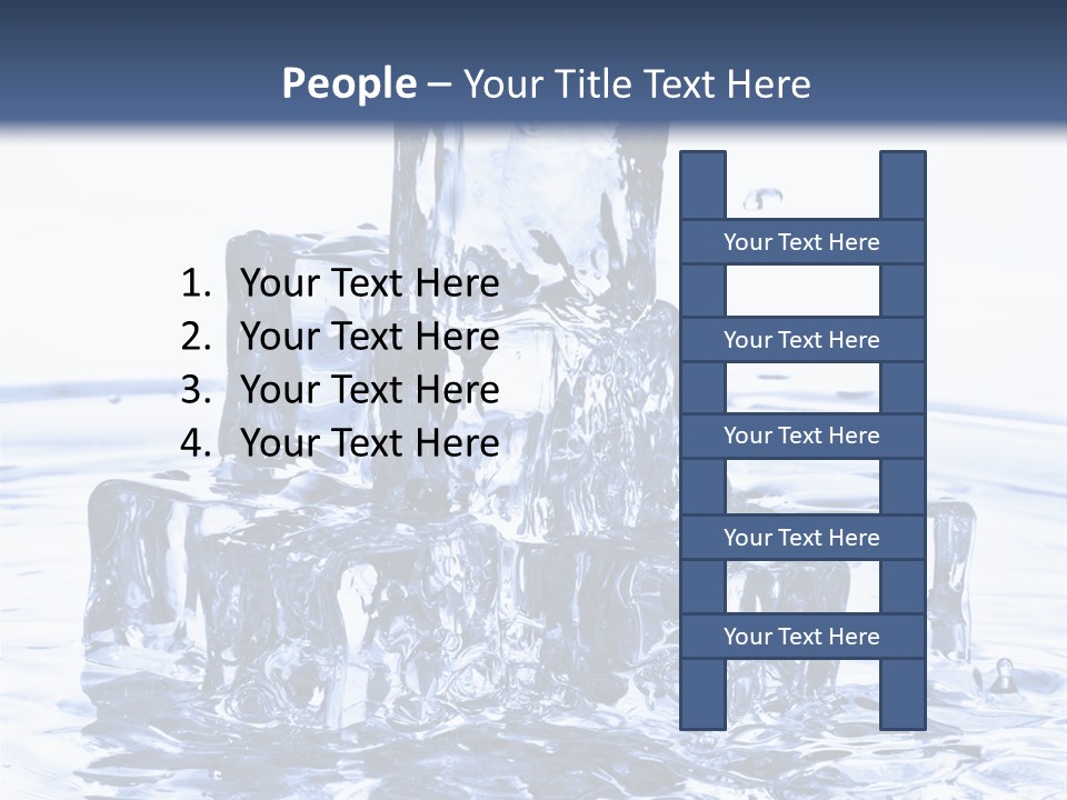 Chilled Liquid Pour PowerPoint Template