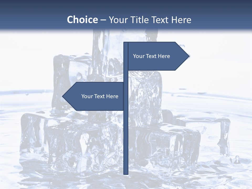 Chilled Liquid Pour PowerPoint Template