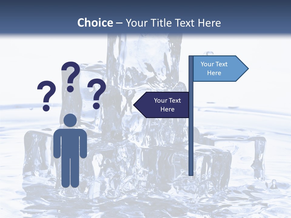 Chilled Liquid Pour PowerPoint Template