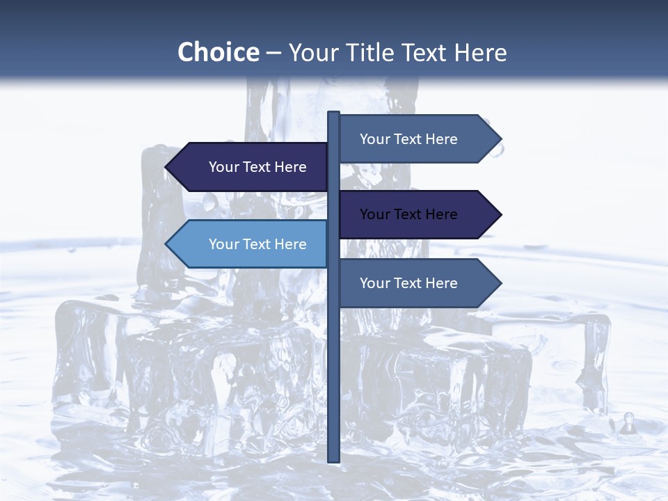 Chilled Liquid Pour PowerPoint Template