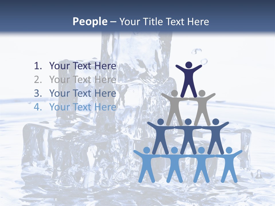 Chilled Liquid Pour PowerPoint Template