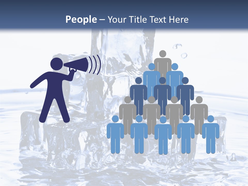 Chilled Liquid Pour PowerPoint Template