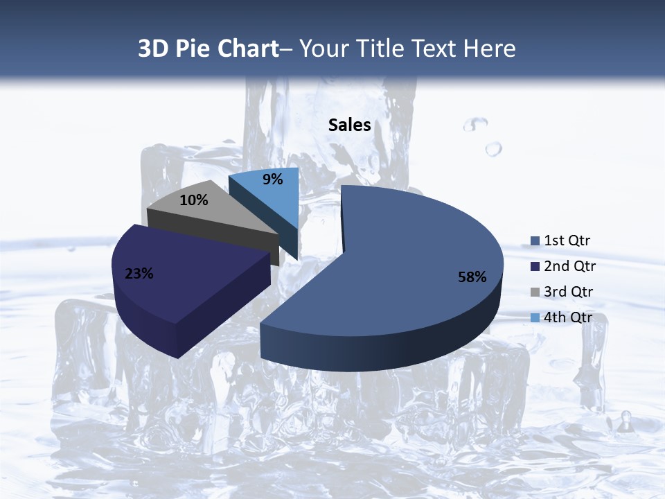 Chilled Liquid Pour PowerPoint Template