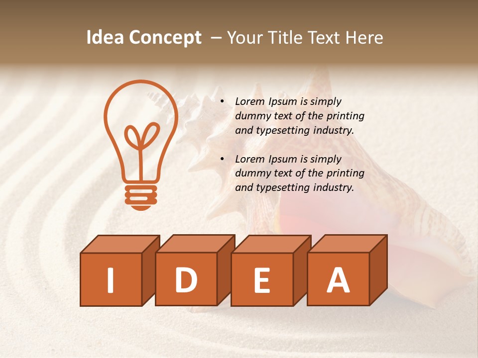 Perfect Exotic Relaxation PowerPoint Template