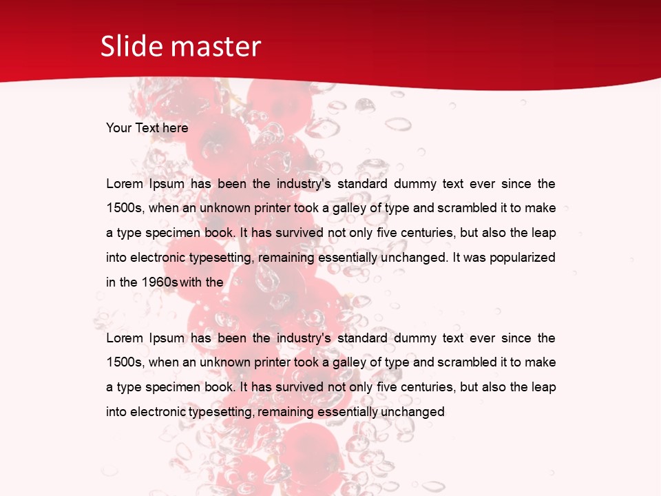 Blurry White Close PowerPoint Template