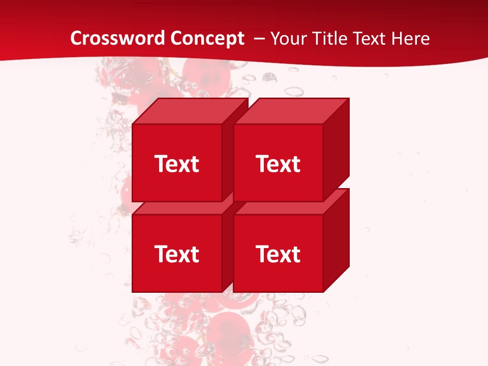 Blurry White Close PowerPoint Template