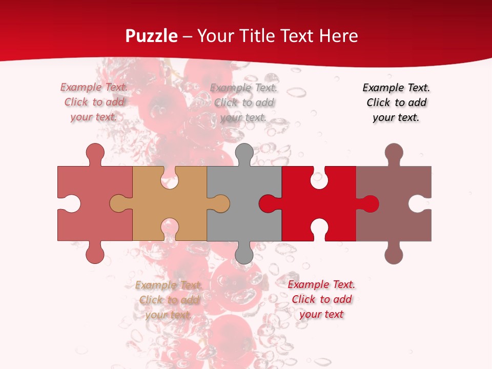 Blurry White Close PowerPoint Template