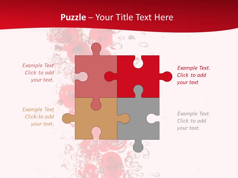 Blurry White Close PowerPoint Template