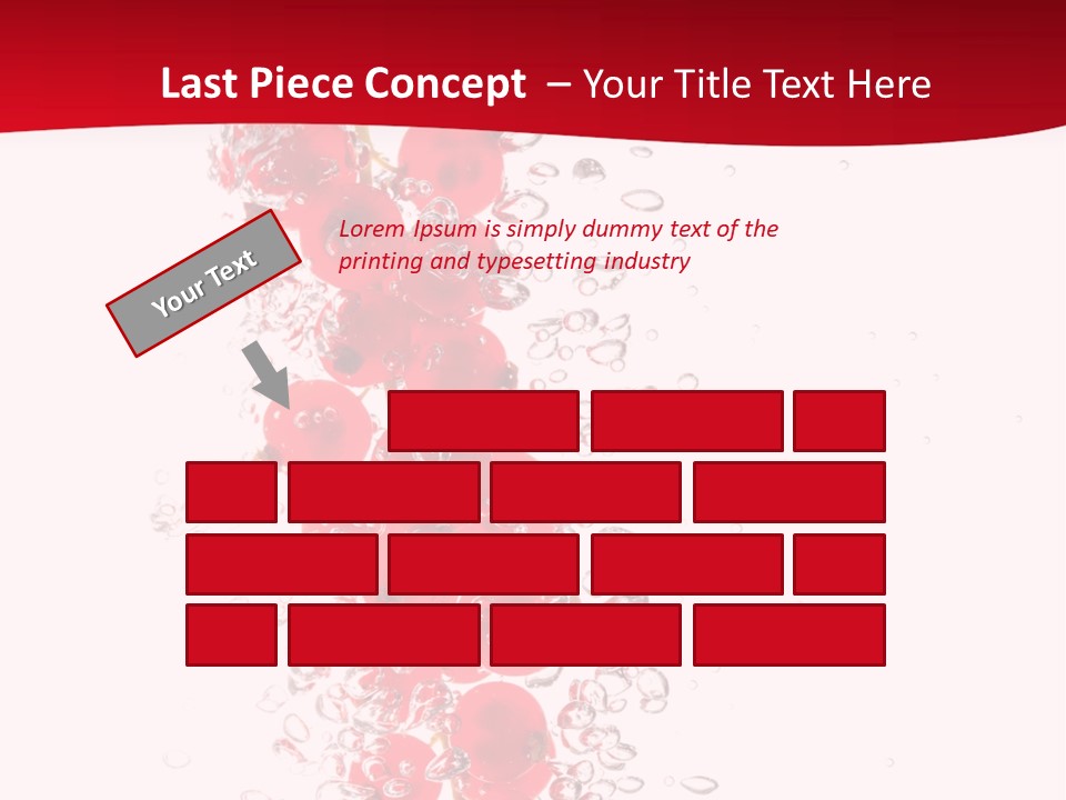 Blurry White Close PowerPoint Template