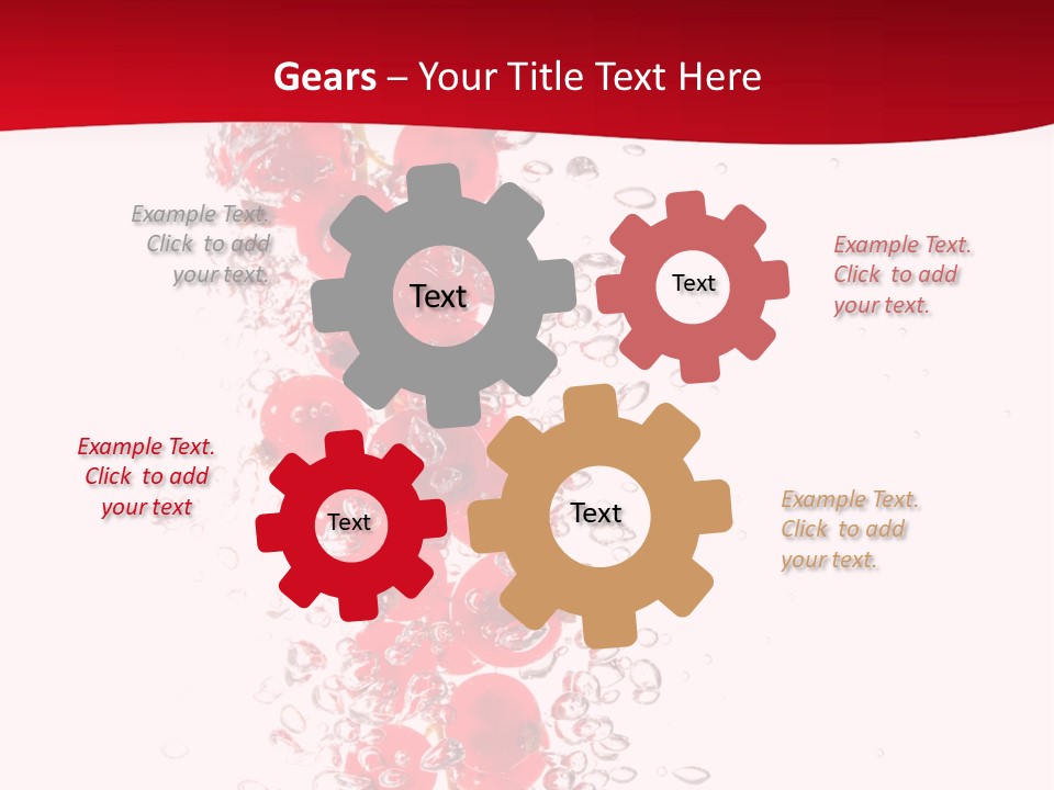 Blurry White Close PowerPoint Template