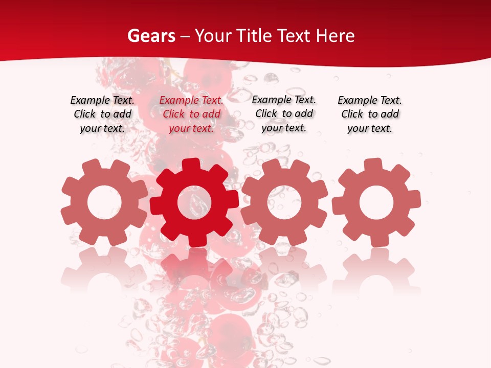 Blurry White Close PowerPoint Template