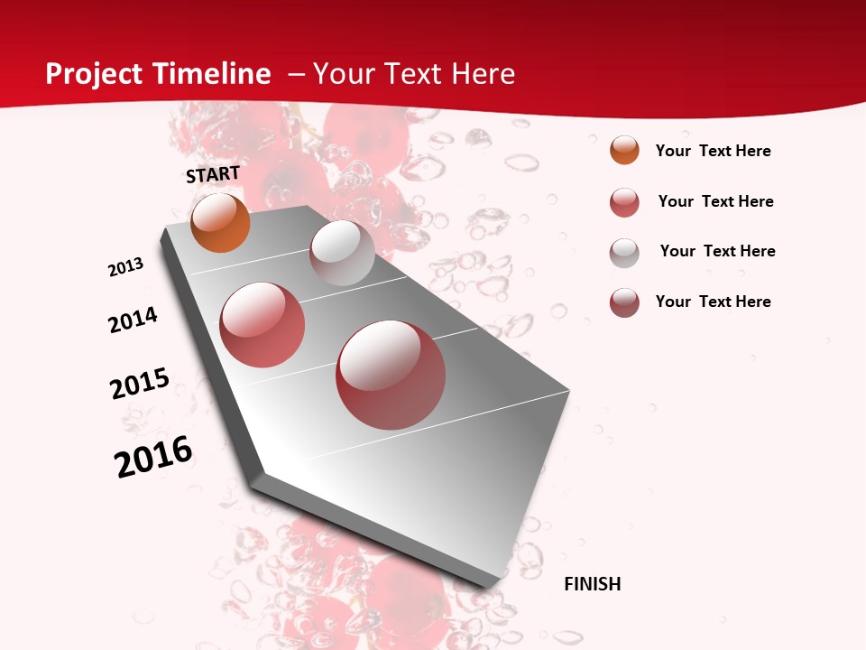 Blurry White Close PowerPoint Template