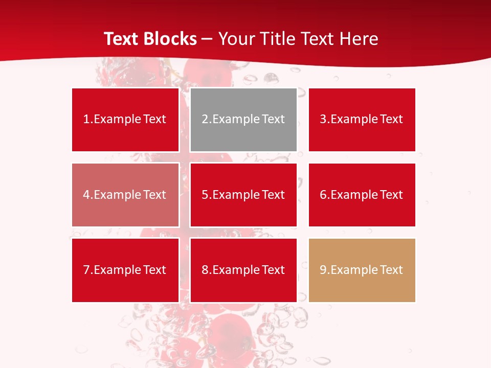 Blurry White Close PowerPoint Template