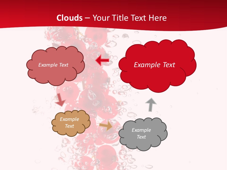 Blurry White Close PowerPoint Template