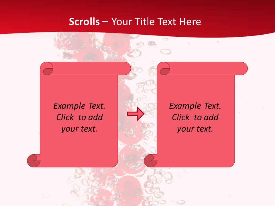 Blurry White Close PowerPoint Template