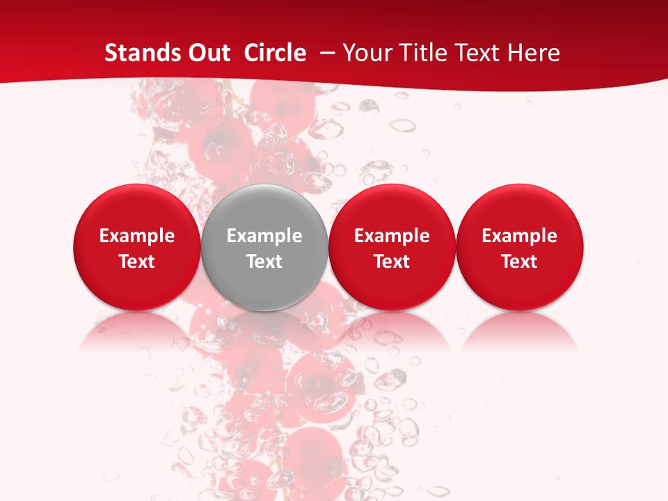 Blurry White Close PowerPoint Template