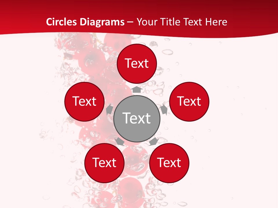 Blurry White Close PowerPoint Template