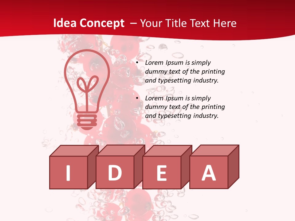 Blurry White Close PowerPoint Template