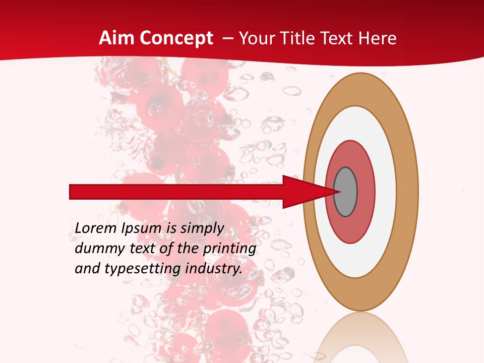 Blurry White Close PowerPoint Template