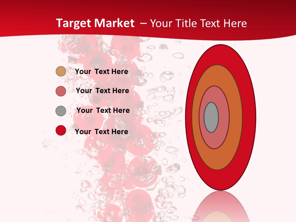 Blurry White Close PowerPoint Template