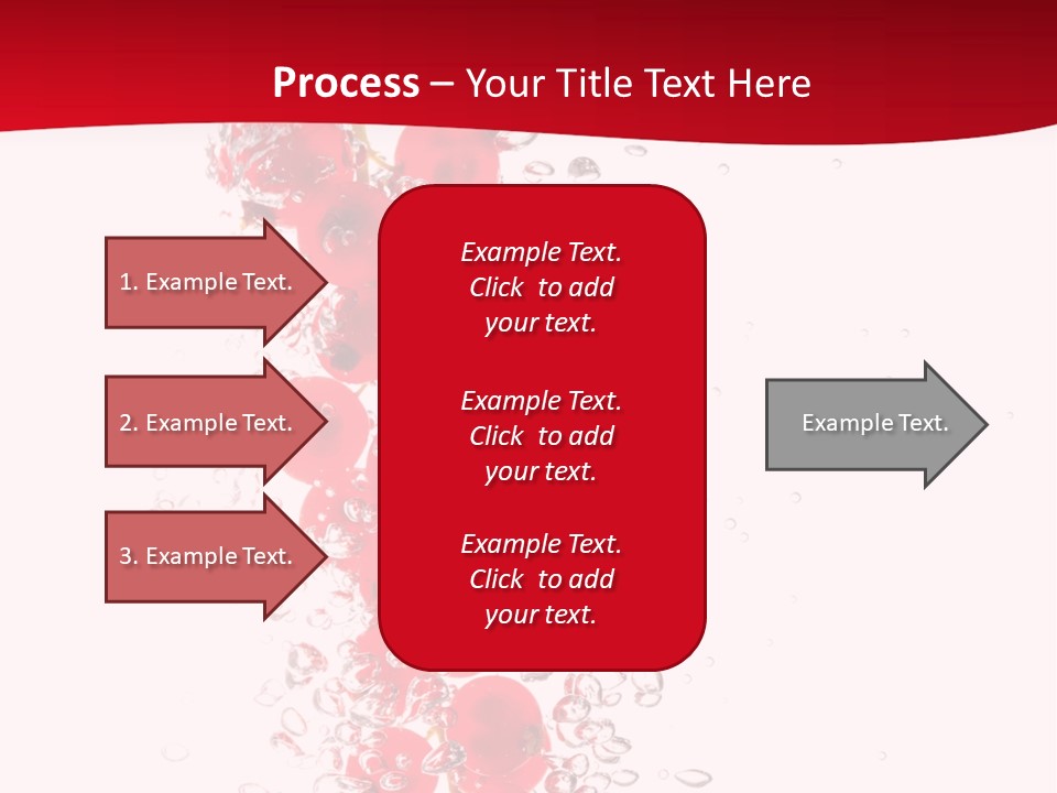 Blurry White Close PowerPoint Template