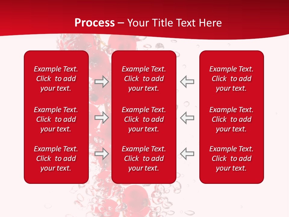 Blurry White Close PowerPoint Template