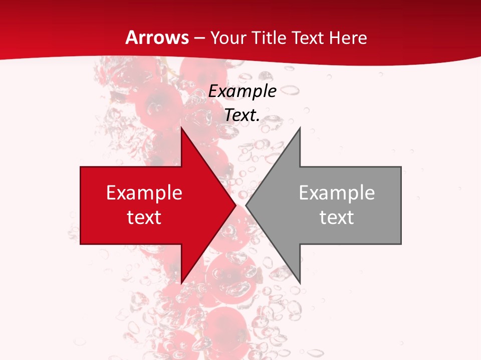 Blurry White Close PowerPoint Template