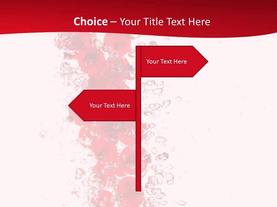 Blurry White Close PowerPoint Template