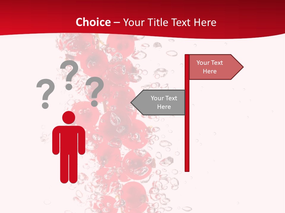 Blurry White Close PowerPoint Template