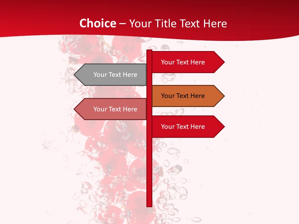 Blurry White Close PowerPoint Template