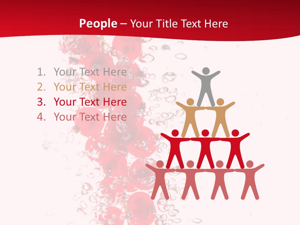 Blurry White Close PowerPoint Template