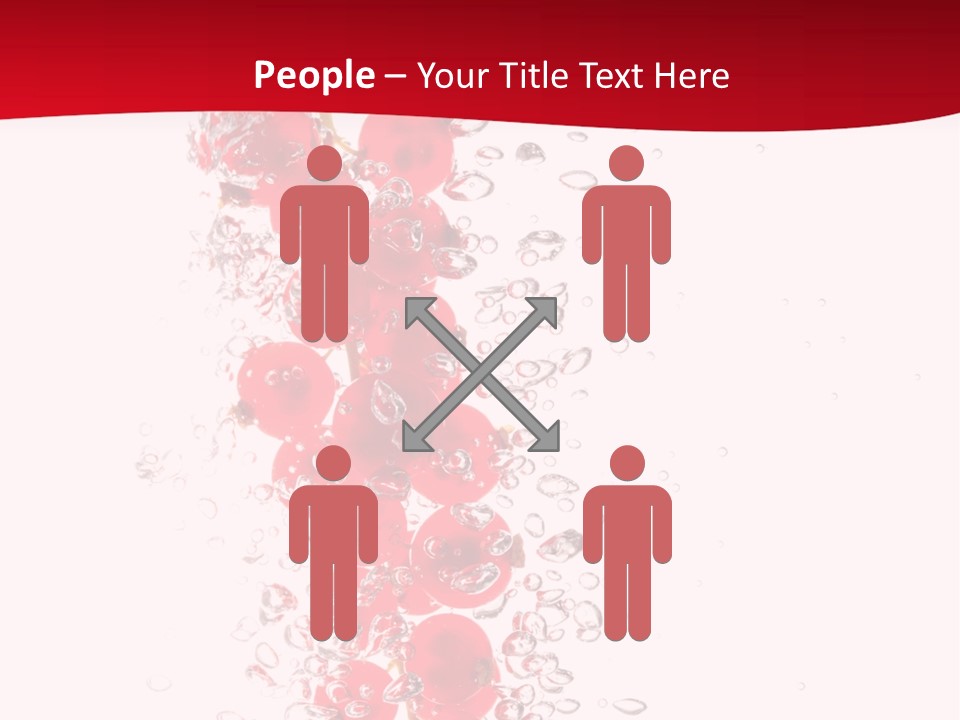 Blurry White Close PowerPoint Template