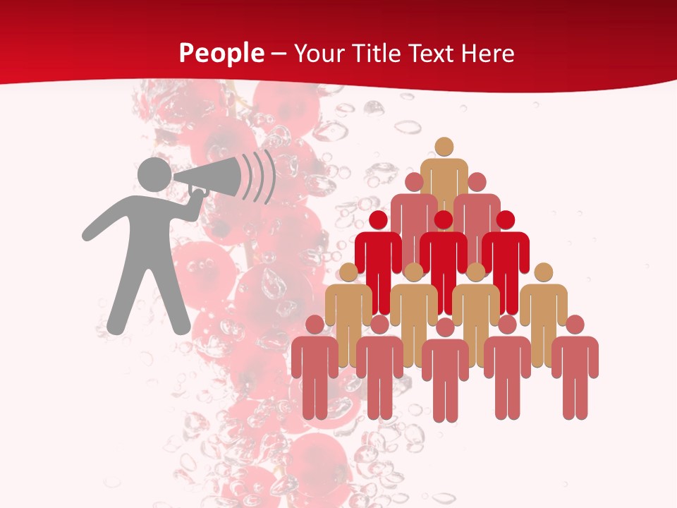 Blurry White Close PowerPoint Template