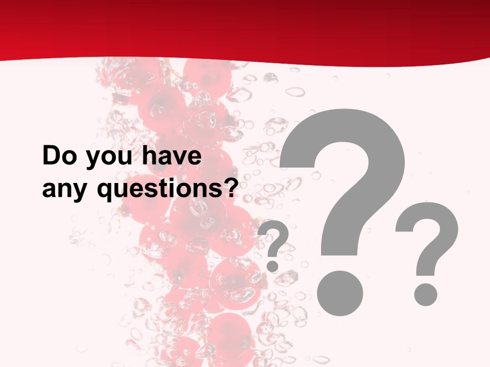 Blurry White Close PowerPoint Template