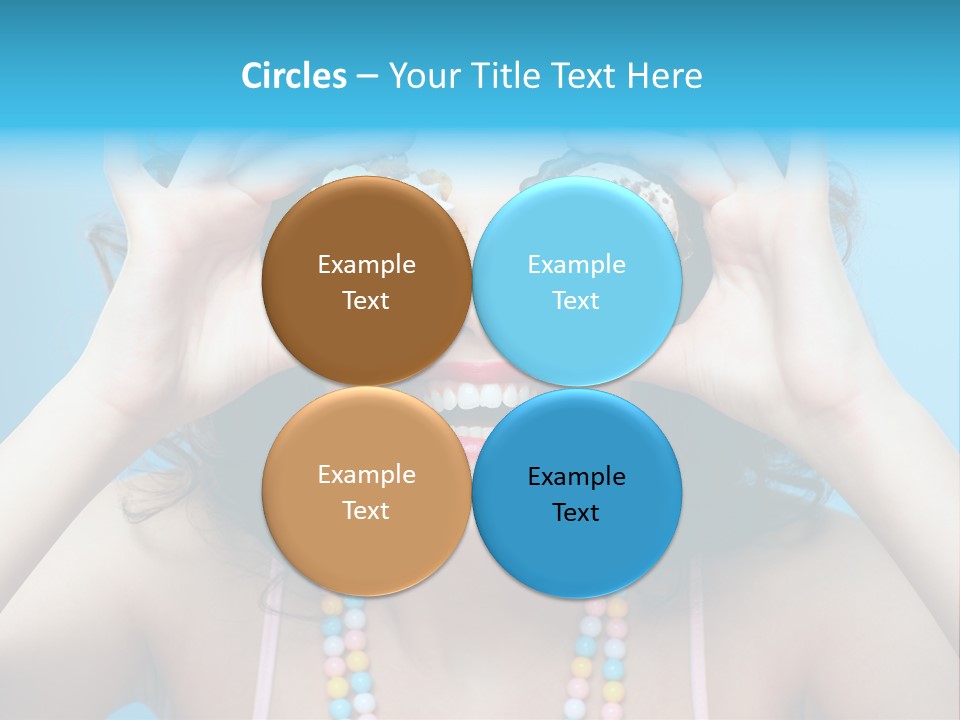 Sweet Curly Candies PowerPoint Template