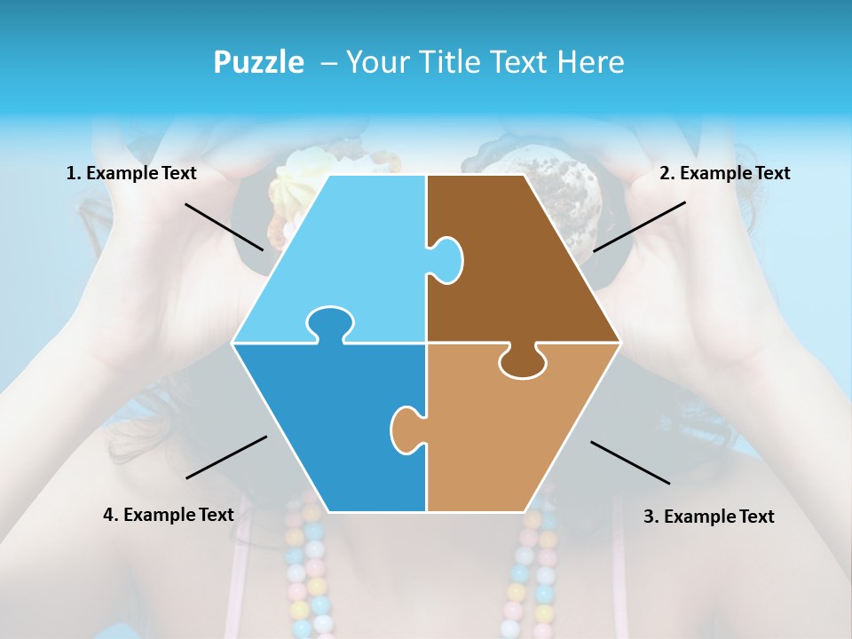 Sweet Curly Candies PowerPoint Template