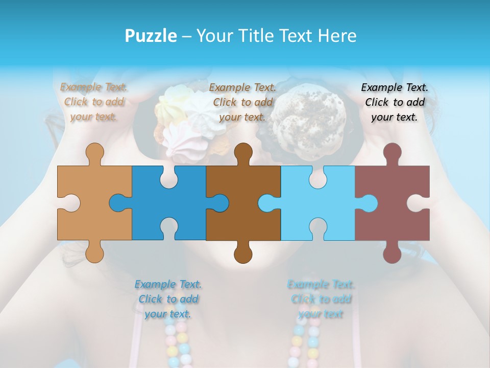 Sweet Curly Candies PowerPoint Template