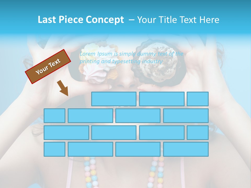 Sweet Curly Candies PowerPoint Template